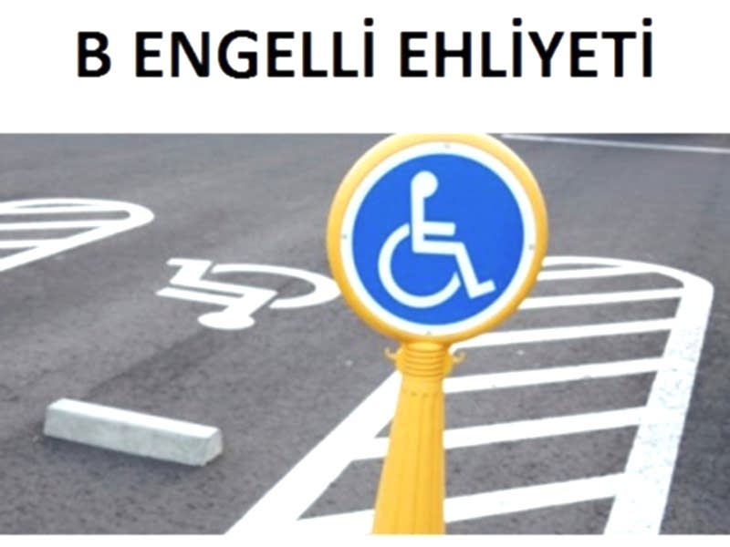 B Engelli Sınıfı Ehliyet